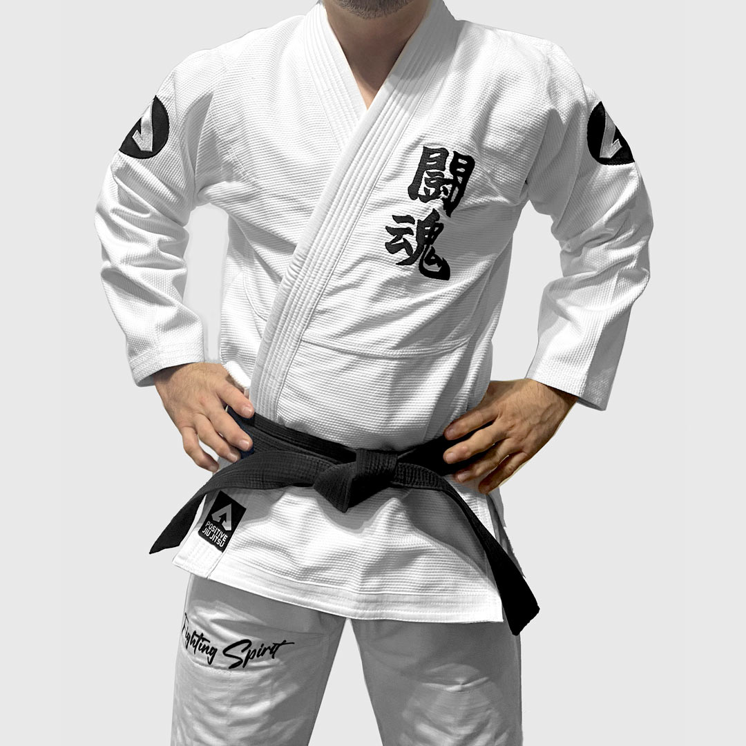 Kimono Fighting Spirit Blanco » Positive Jiu Jitsu